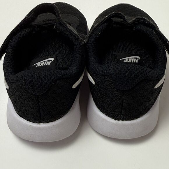 Nike Tanjun EasyOn TDV Toddler Shoes 4C Black White Lightweight Sneakers Baby - Picture 10 of 10